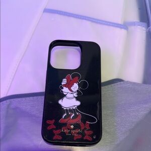 kate spade Black and Red Minnie Mouse Phone Case